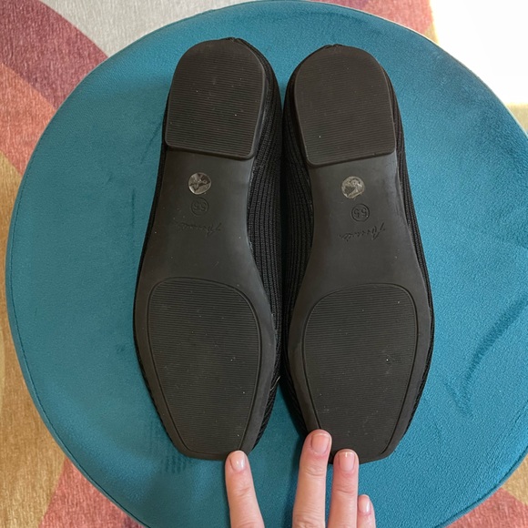 Square Toe Ballet Flats - Picture 8 of 9